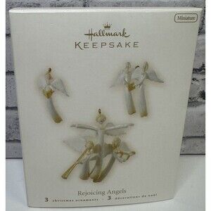 Hallmark Keepsake Christmas Ornament Rejoicing Angels Miniature